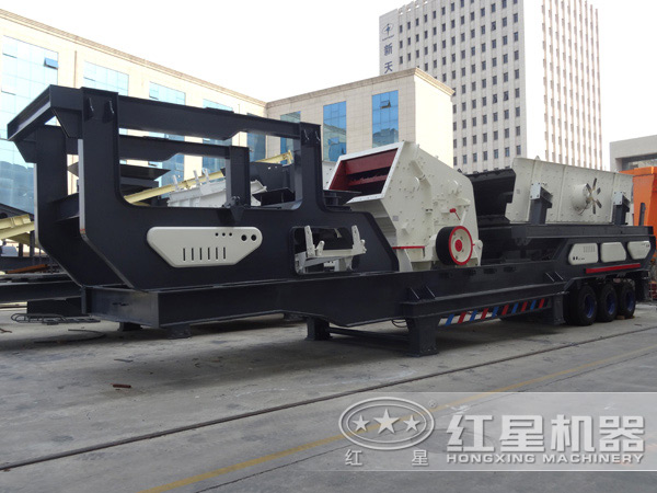 河卵石移動破碎站 河卵石移動破碎站