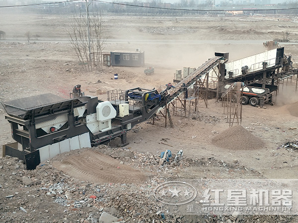 移動破碎設備客戶現場 移動破碎設備客戶現場