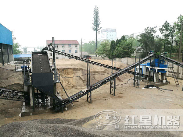 VSI打沙機作業現場 VSI打沙機作業現場