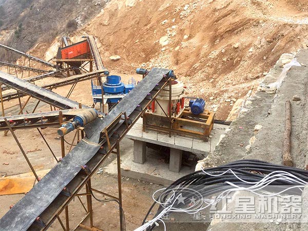 沖擊式制砂機作業現場 沖擊式制砂機作業現場