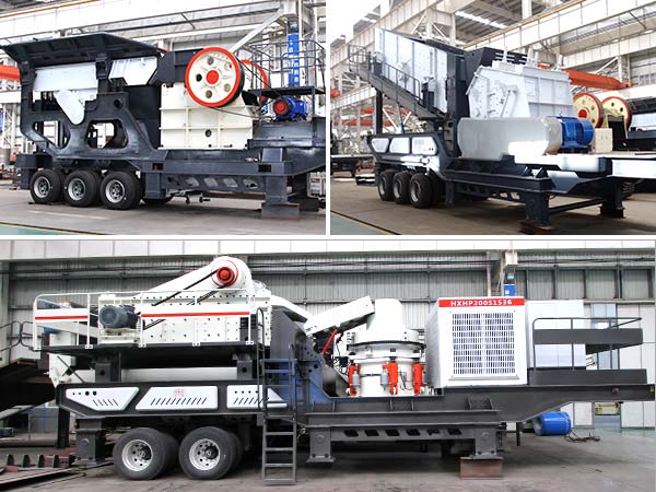 配置不同的流動碎石機 配置不同的流動碎石機