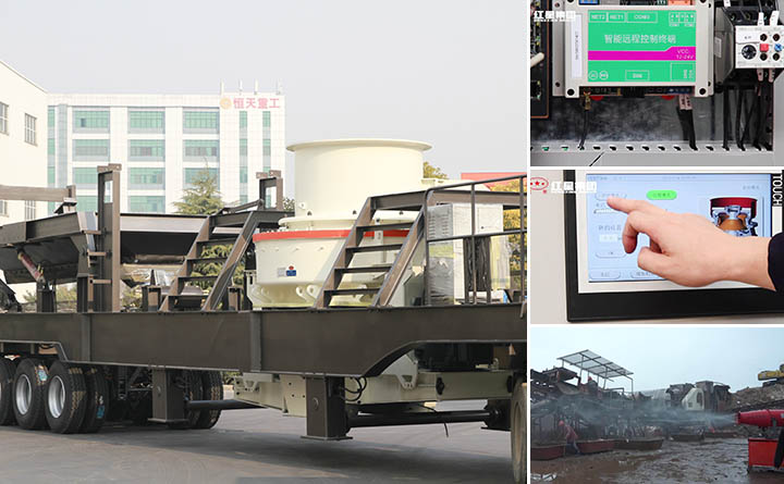 移動打砂設備細節、現場展現