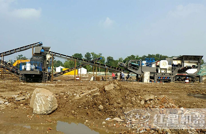 建筑垃圾處理現場 建筑垃圾處理現場