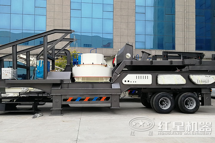 輪胎移動(dòng)小型砂機(jī)