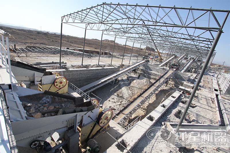 固定式石子廠設(shè)備現(xiàn)場(chǎng) 固定式石子廠設(shè)備現(xiàn)場(chǎng)