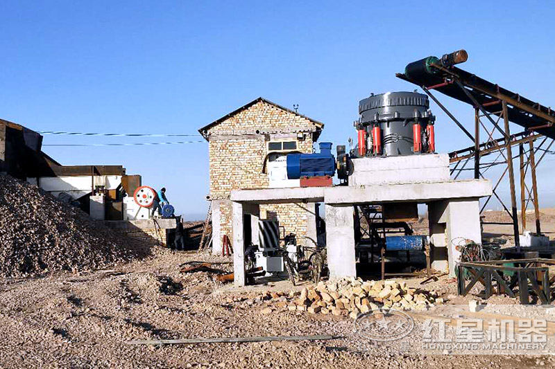 大型破碎石子機(jī)客戶現(xiàn)場，可到場參觀