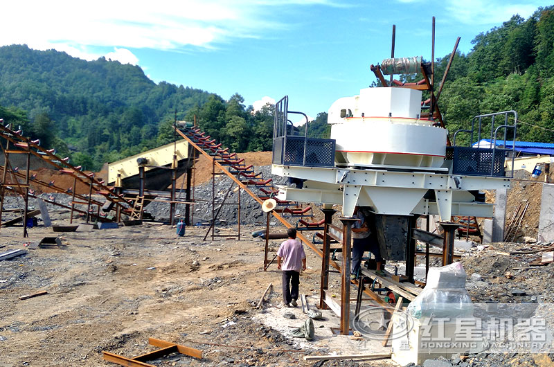 制砂機工作現場 制砂機工作現場