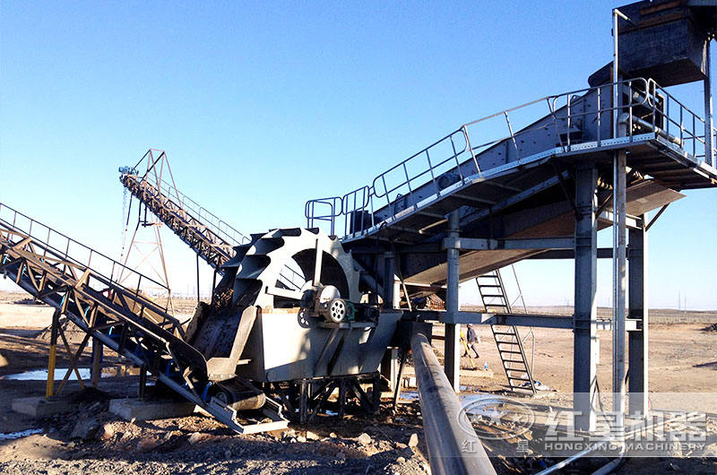 洗砂機(jī)現(xiàn)場(chǎng) 洗砂機(jī)現(xiàn)場(chǎng)